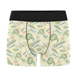 Hand drawn sea turtle fish pattern Men's All Over Print Boxer Briefs Men's Underwear