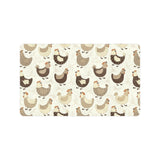 Cute rooster chicken cock Doormat