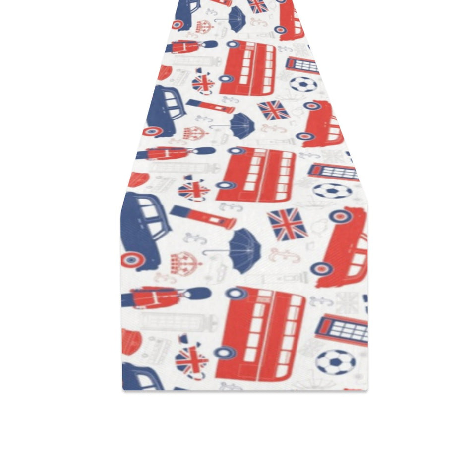 British Pattern Print Design 03 Table Runner