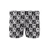Music Notes Pattern Print Design 01 Men's Swimming Trunks