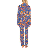 Clown Fish Pattern Print Design 04 Women's Long Pajama Set