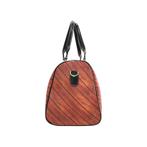 Wood Printed Pattern Print Design 03 Travel Bag
