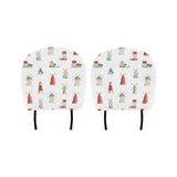 windmill design pattern Car Headrest Cover