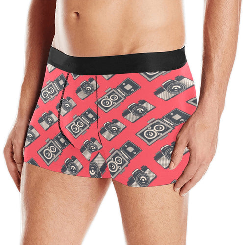 Camera Pattern Print Design 05 Men's All Over Print Boxer Briefs Men's Underwear