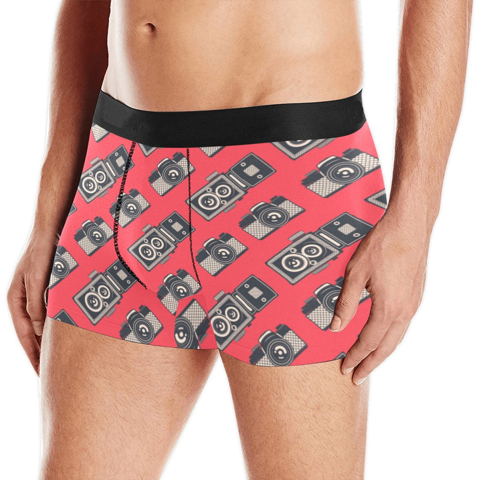 Camera Pattern Print Design 05 Men's All Over Print Boxer Briefs Men's Underwear
