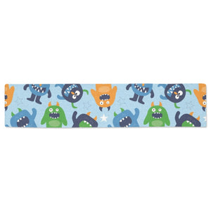 Alien Pattern Print Design 04 Table Runner