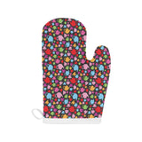 Tea pots Pattern Print Design 01 Heat Resistant Oven Mitts