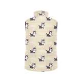 Cute Siberian Husky Women's Padded Vest