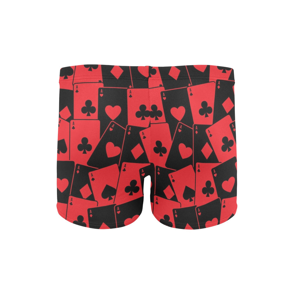 Casino Cards Suits Pattern Print Design 02 Men's Swimming Trunks