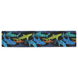 Colorful shark Table Runner