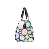 Colorful clock background Travel Bag