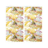 Cool Bee honeycomb leaves pattern Gauze Curtain