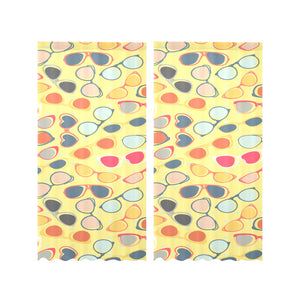 Sun Glasses Pattern Print Design 05 Gauze Curtain