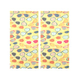 Sun Glasses Pattern Print Design 05 Gauze Curtain
