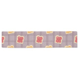 Bread Toast Pattern Print Design 05 Table Runner