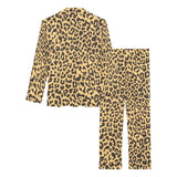 Leopard skin print Women's Long Pajama Set