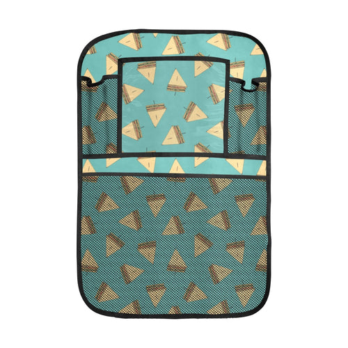 Sandwich Pattern Print Design 03 Car Seat Back Organizer