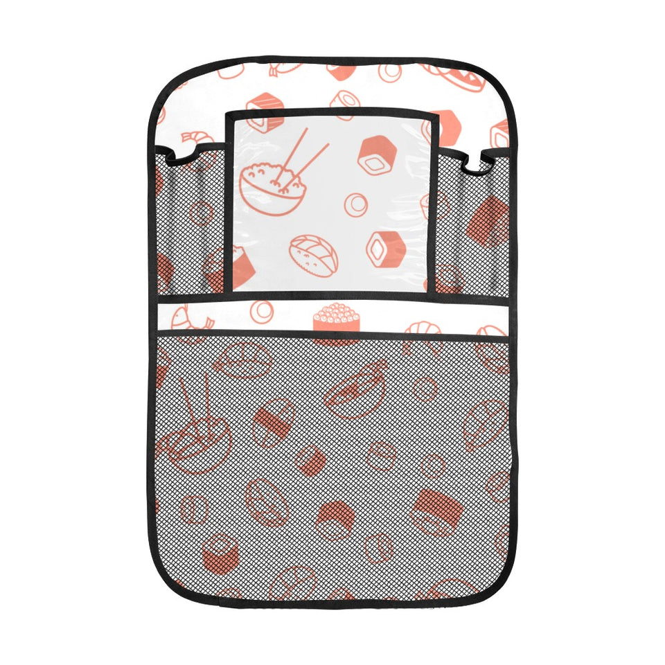 Sushi pattern Car Seat Back Organizer