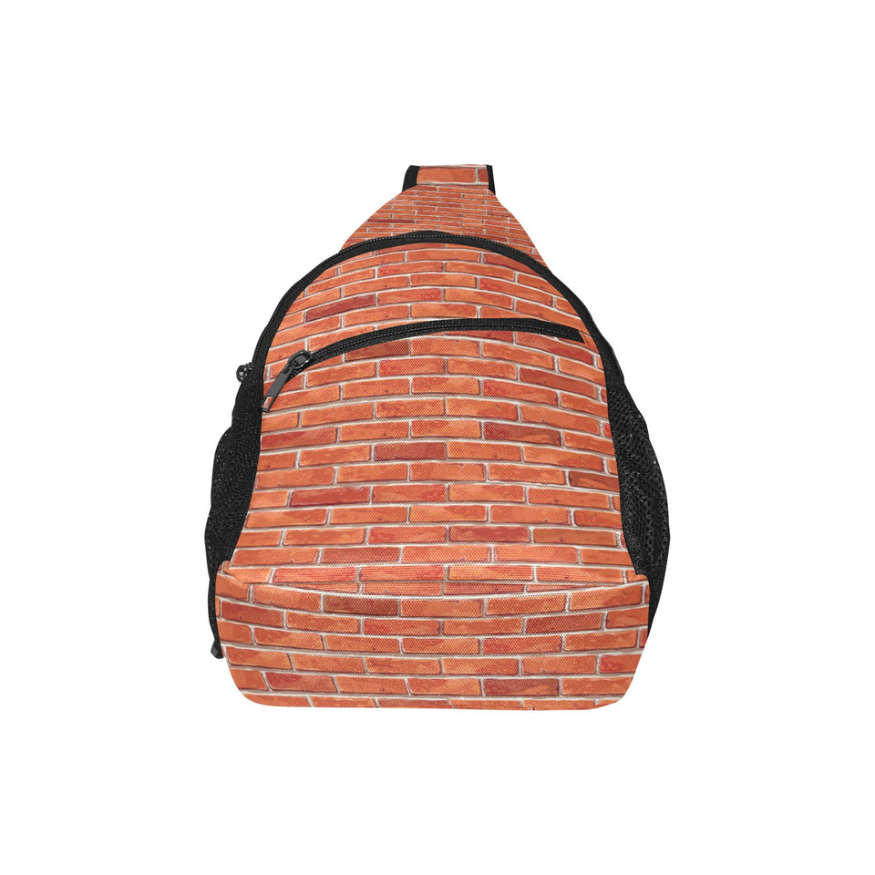 Brick Printed Pattern Print Design 03 All Over Print Chest Bag