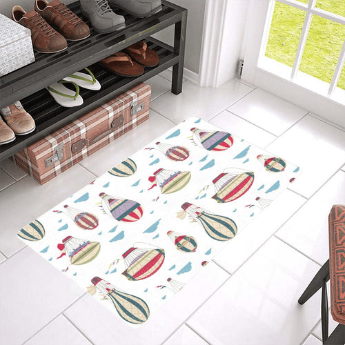 Hot air balloon pattern Doormat