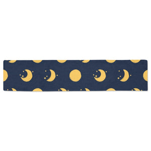 Moon star pattern Table Runner