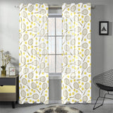 Tennis Pattern Print Design 02 Gauze Curtain