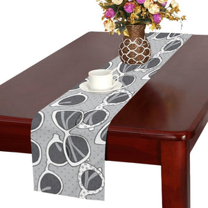 Sun Glasses Pattern Print Design 04 Table Runner