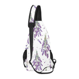 lavender flower design pattern All Over Print Chest Bag