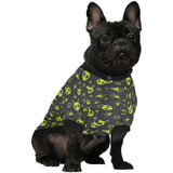 Alien Pattern Print Design 02 All Over Print Pet Dog Round Neck Fuzzy Shirt