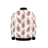papaya pattern Kids' Boys' Girls' Bomber Jacket