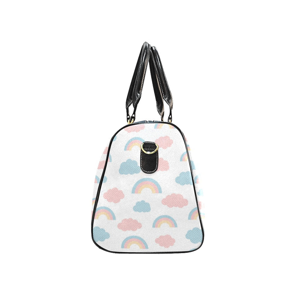 Cute rainbow clound pattern Travel Bag