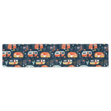 Camper Van Pattern Print Design 05 Table Runner
