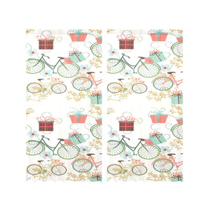 Bicycle Pattern Print Design 05 Gauze Curtain
