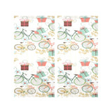 Bicycle Pattern Print Design 05 Gauze Curtain