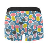 Colorful mushroom design pattern Men's All Over Print Boxer Briefs Men's Underwear