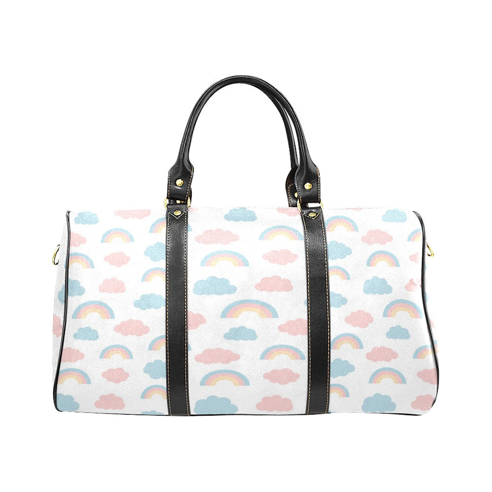Cute rainbow clound pattern Travel Bag