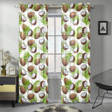 Coconut Pattern Print Design 04 Gauze Curtain