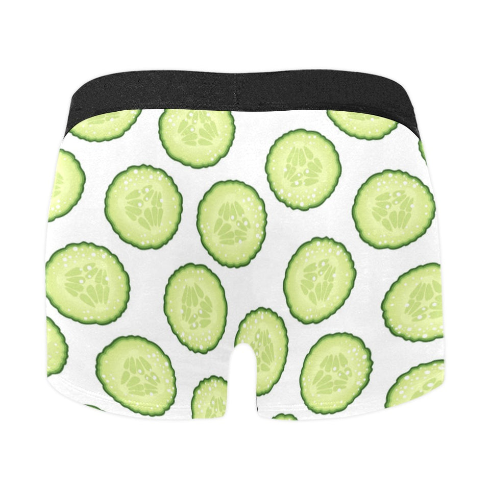 Cucumber slices pattern Men's All Over Print Boxer Briefs Men's Underwear