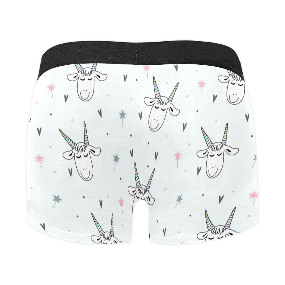 Cute goat design pattern Men's All Over Print Boxer Briefs Men's Underwear