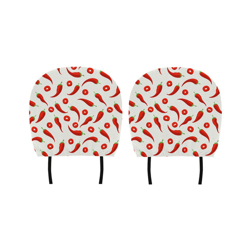 Chili pattern Car Headrest Cover