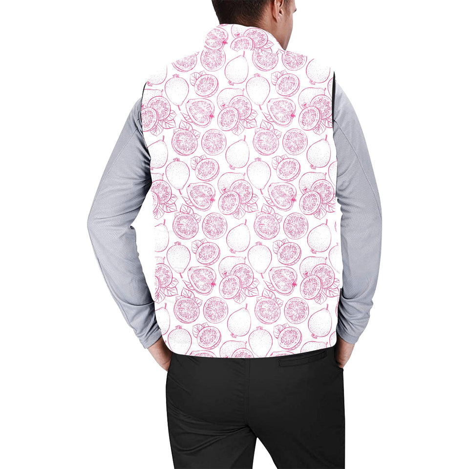 Sketch guava pattern Men's Padded Vest