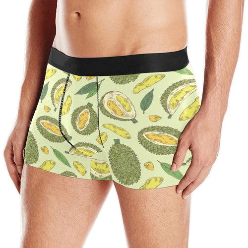 Durian leaves pattern background Men's All Over Print Boxer Briefs Men's Underwear