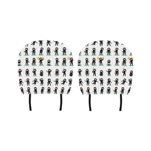 Cute ninja katana sword pattern Car Headrest Cover