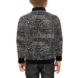 Handwritten cheese pattern Kids' Boys' Girls' Bomber Jacket