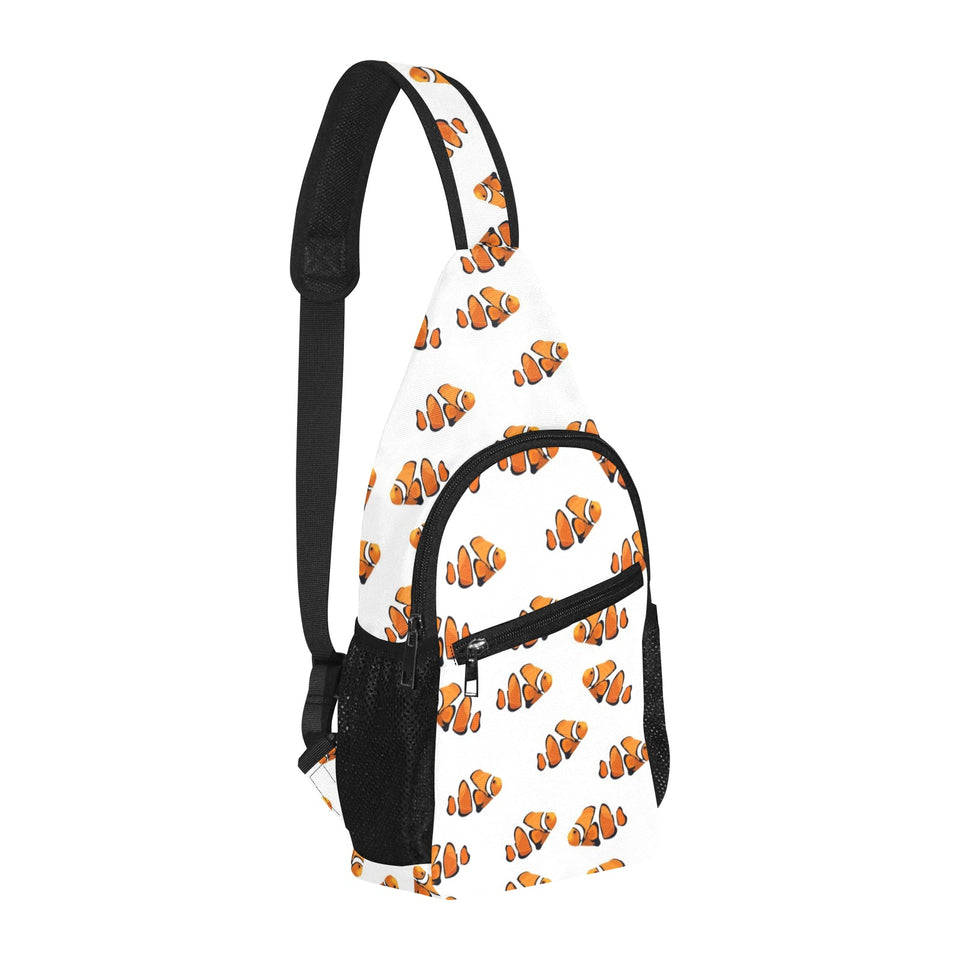 Clown Fish Pattern Print Design 03 All Over Print Chest Bag