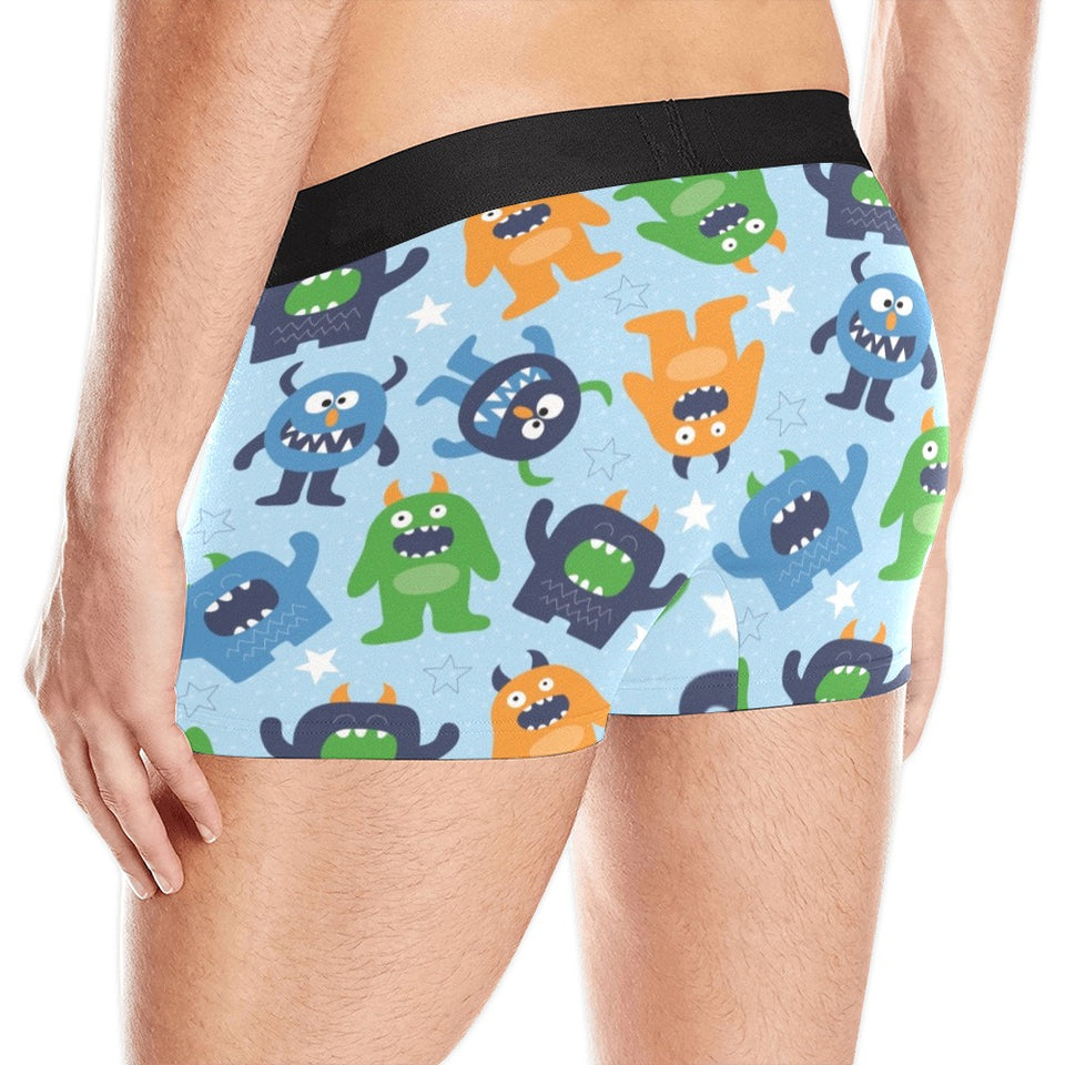 Alien Pattern Print Design 04 Men's All Over Print Boxer Briefs Men's Underwear