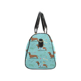 Dachshund decorative background Travel Bag