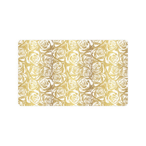 Rose Pattern Print Design 05 Doormat