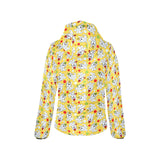 Yorkshire Terrier Pattern Print Design 05 Women's Padded Hooded Jacket