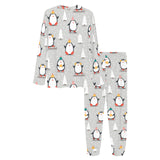 Cute Penguin christmas pattern Women's All Over Print Pajama Set